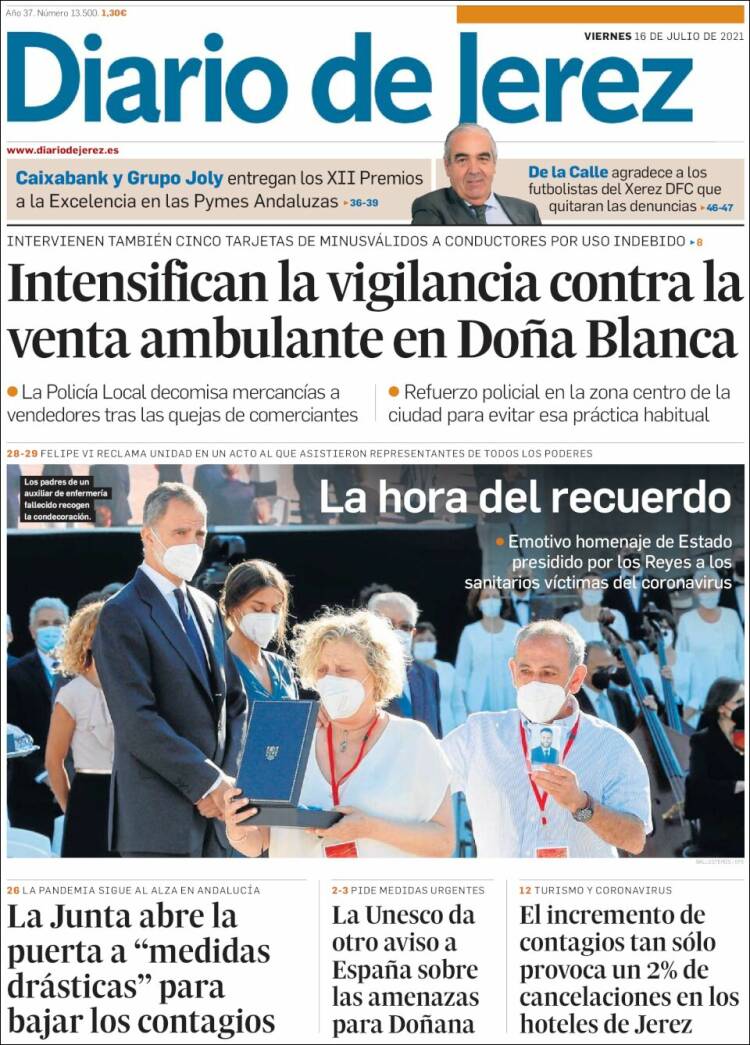 Portada de Diario de Jerez (España)