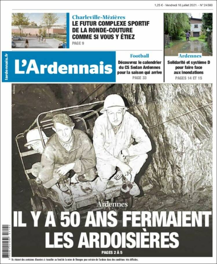 Portada de L'Ardenais (Francia)