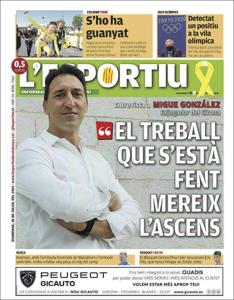 Portada de L'Esportiu : Girona (España)
