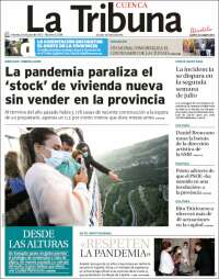 Portada de La Tribuna de Cuenca (España)