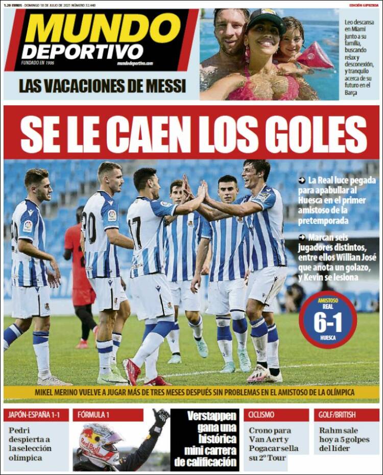 Portada de Mundo Deportivo Gipuzkoa (España)