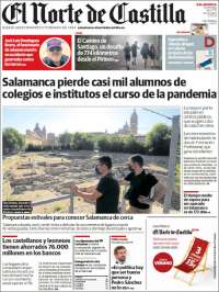 Portada de Norte de Castilla - Salamanca (España)