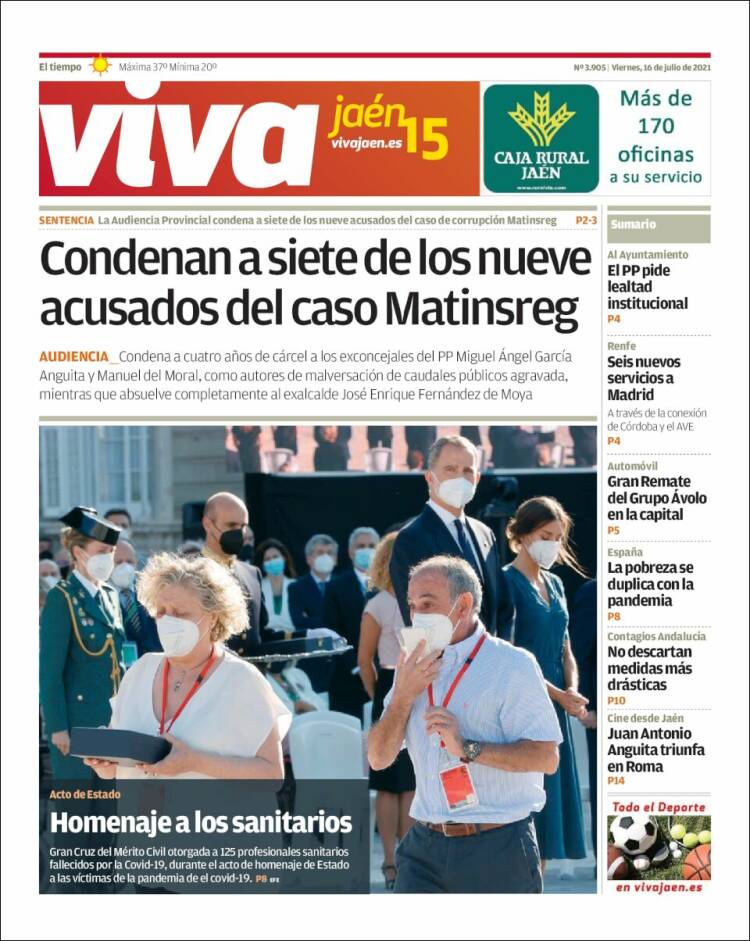 Portada de Viva Jaén (España)