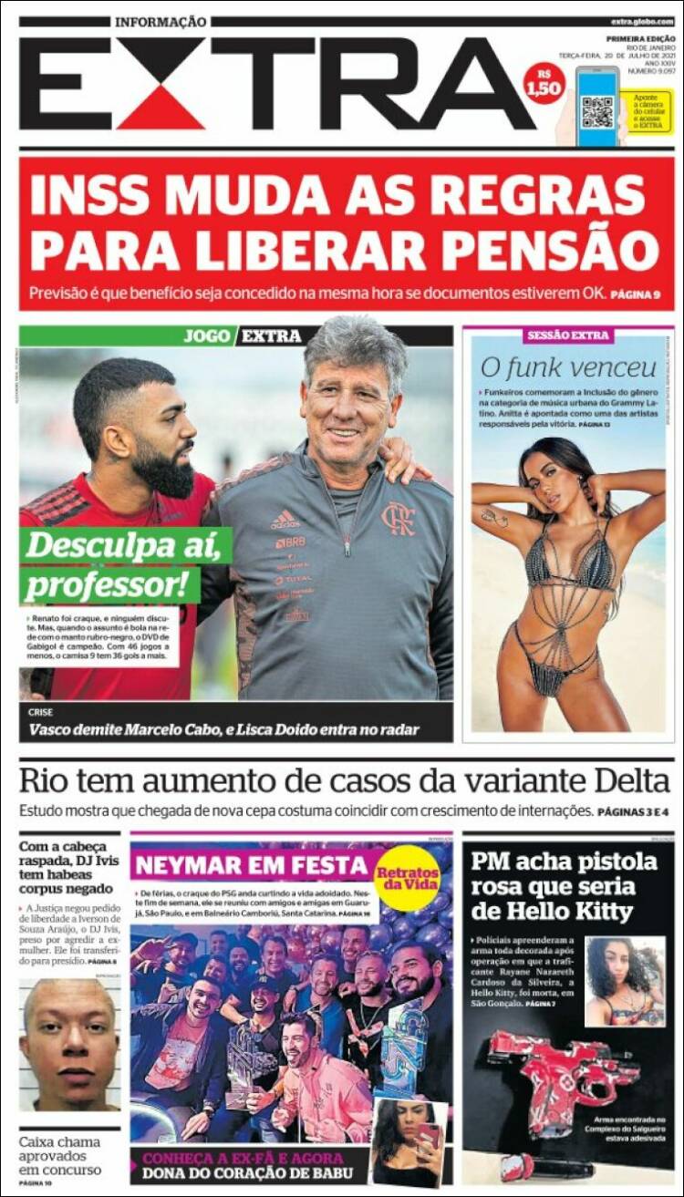 Portada de Extra (Brasil)