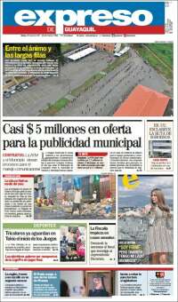 Portada de Expreso (Ecuador)