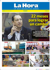 Portada de La Hora - Ecuador (Ecuador)