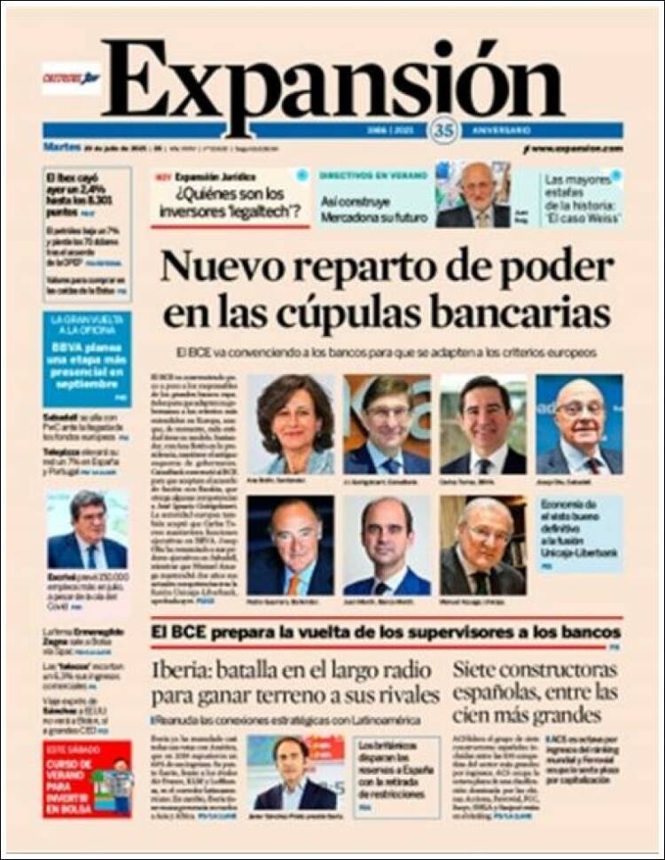 Portada de Expansión (Espa&ntilde;a)