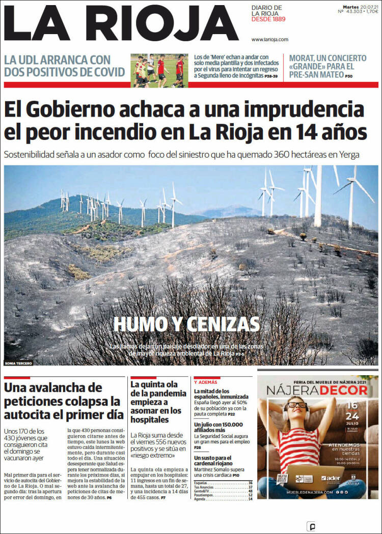 Portada de La Rioja (España)