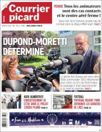 Portada de Courrier Picard (Francia)