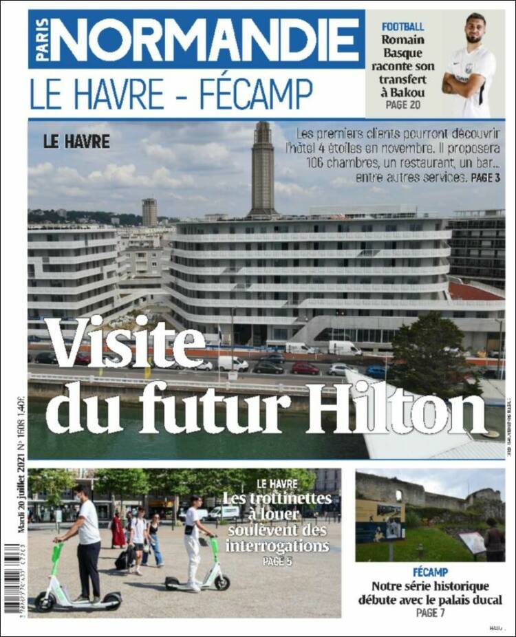 Portada de Le Havre Libre (Francia)