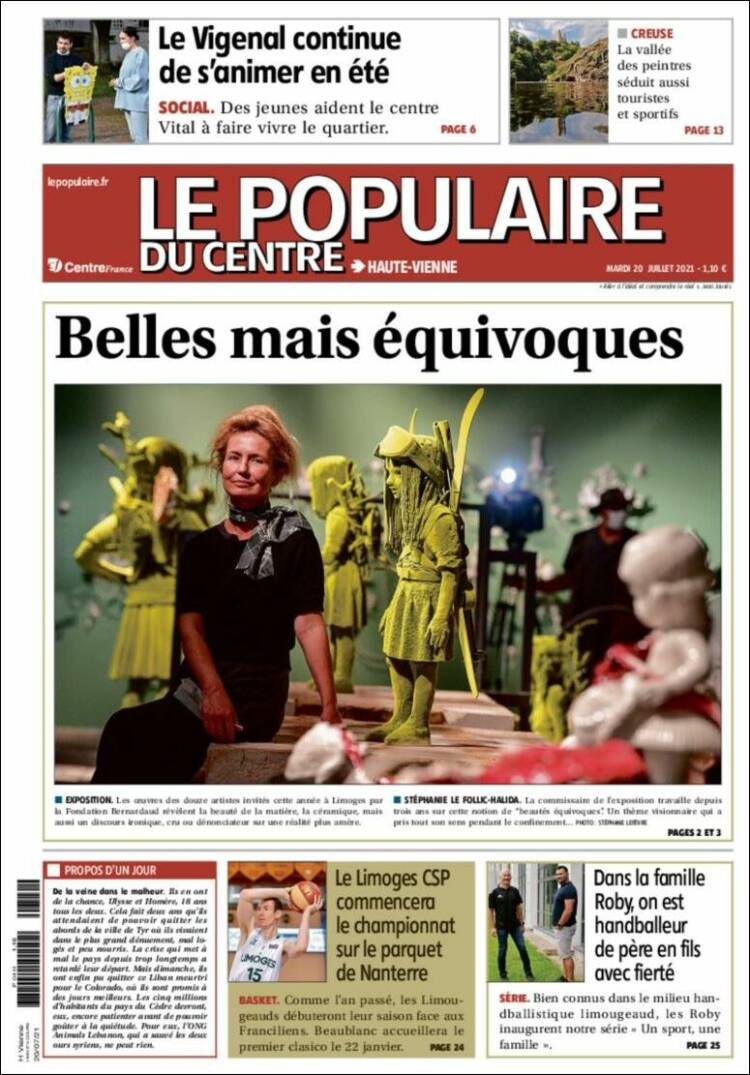 Portada de Le Populaire du Centre (France)