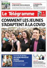 Portada de Télégramme (Francia)