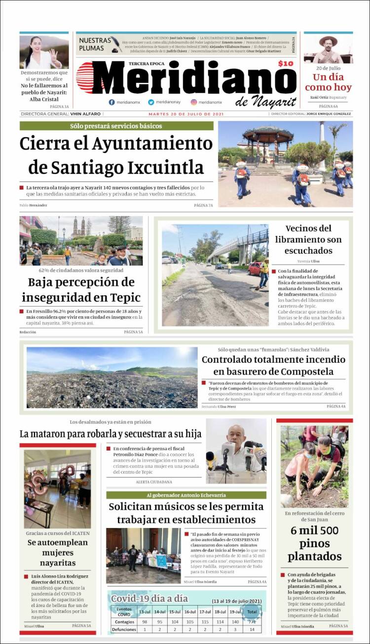 Portada de Meridiano (México)