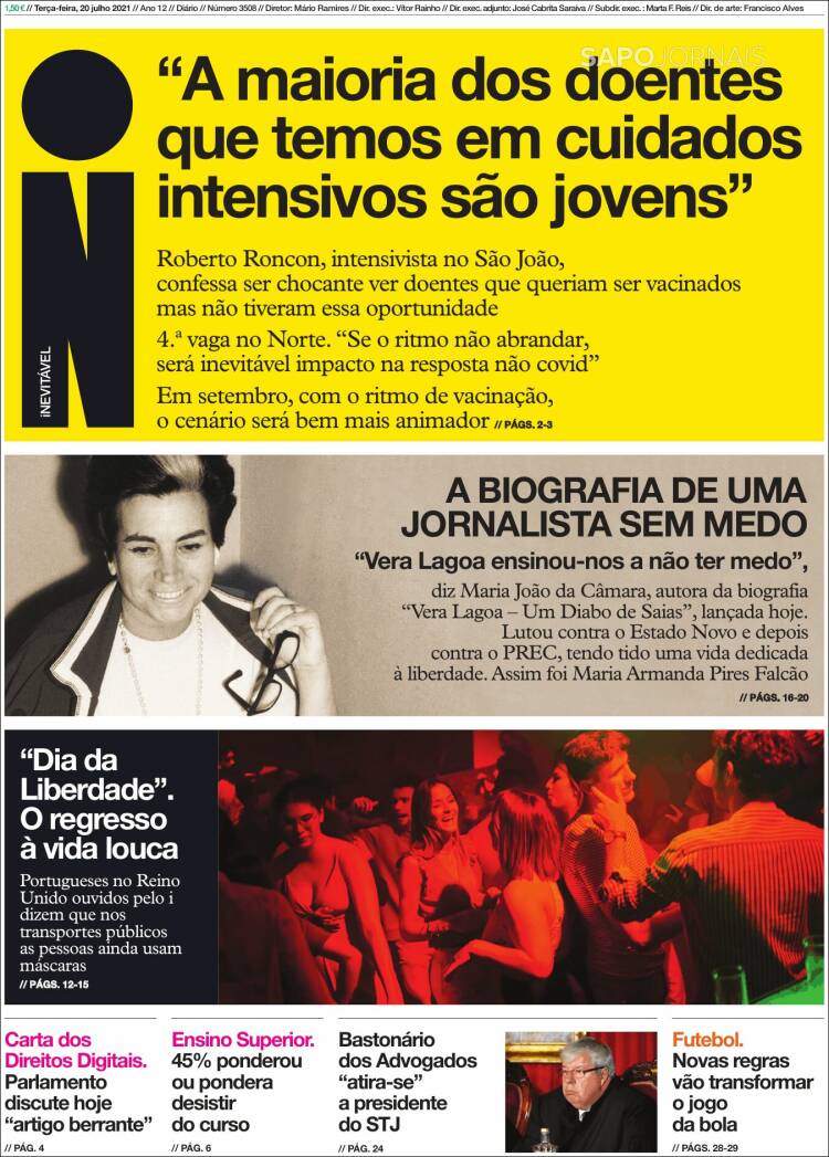 Portada de I - informação (Portugal)