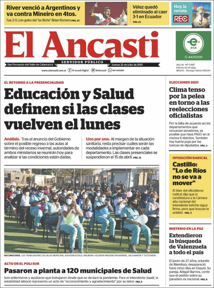 Portada de El Ancasti (Argentine)