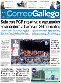 Portada de El Correo Gallego (Espagne)