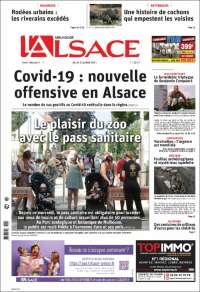 Portada de Journal L'Alsace (France)