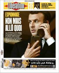 Portada de Libération (France)