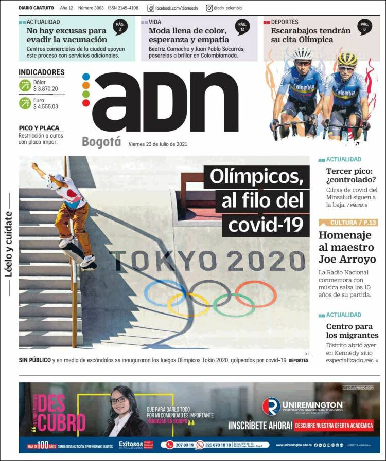 Portada de ADN - Bogotá (Colombia)