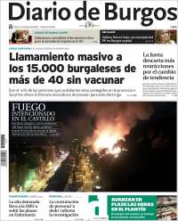 Portada de Diario de Burgos (España)