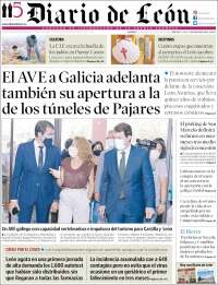 Portada de Diario de León (España)