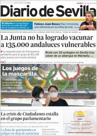 Portada de Diario de Sevilla (España)