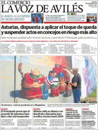 Portada de El Comercio - Avilés (España)