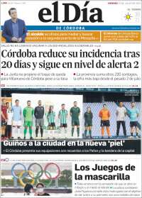 Portada de El Día de Córdoba (España)