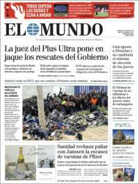 Portada de El Mundo (España)