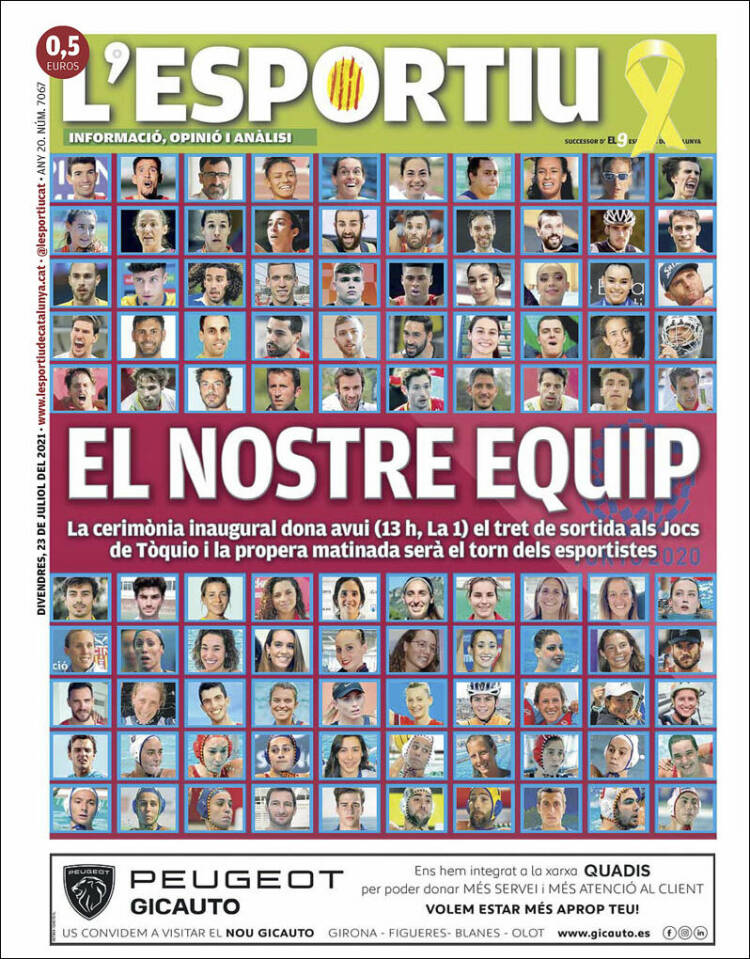 Portada de L'Esportiu : Girona (España)