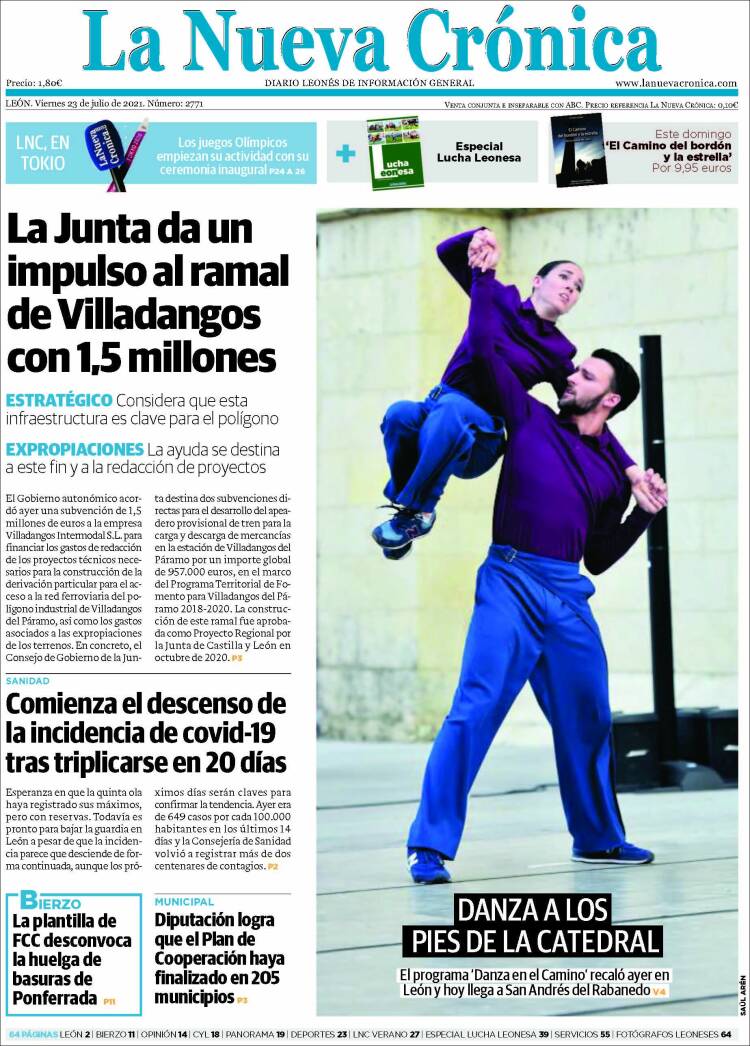 Portada de La Nueva Crónica (España)