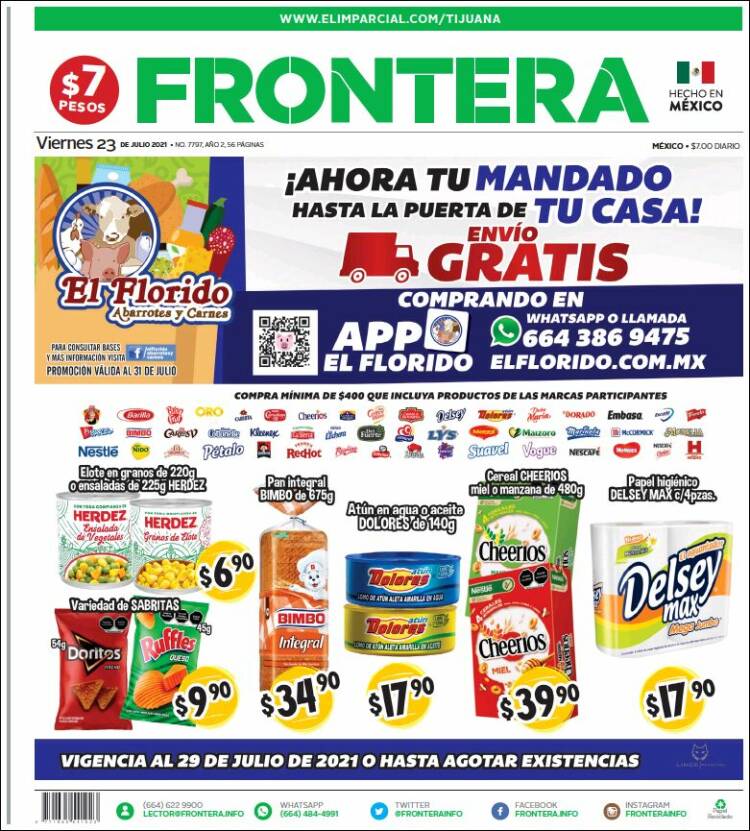 Portada de Frontera (México)