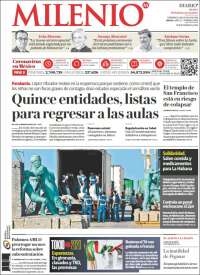 Portada de Milenio - Jalisco (México)