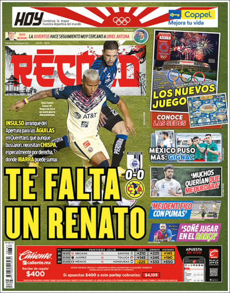 Portada de Record (México)