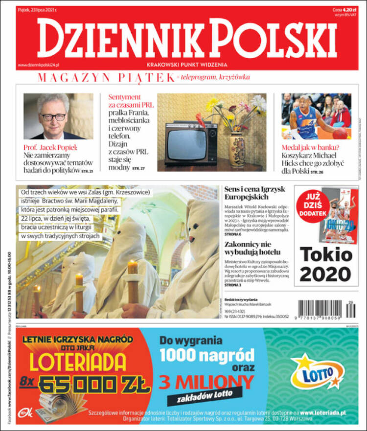 Portada de Dziennik (Polonia)