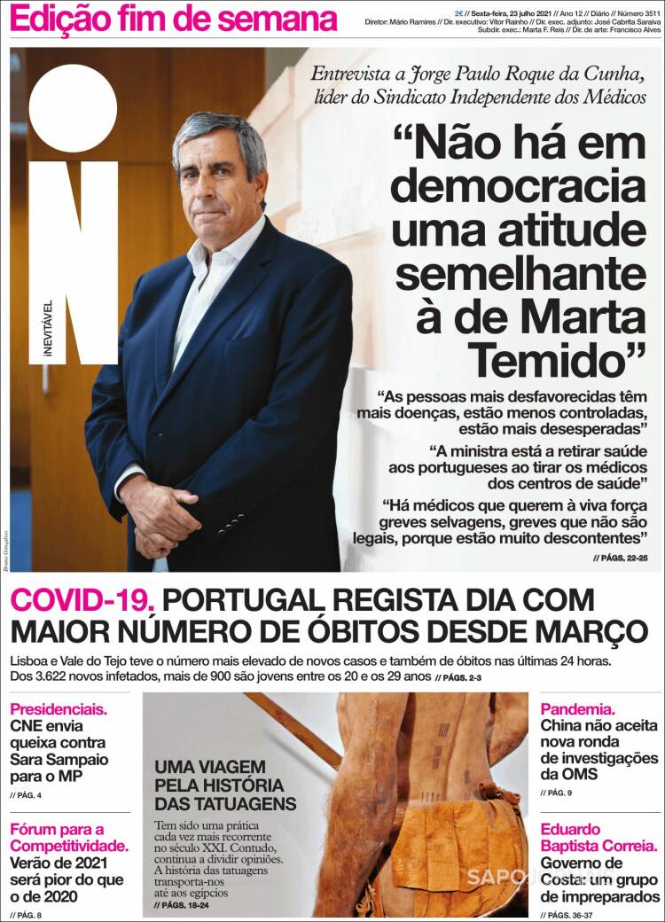 Portada de I - informação (Portugal)