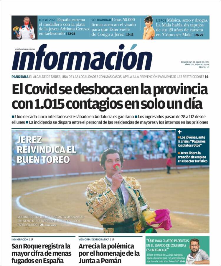 Portada de Información - Cadiz (España)