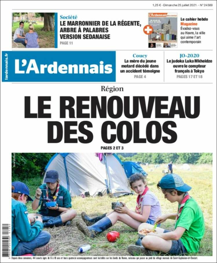 Portada de L'Ardenais (Francia)