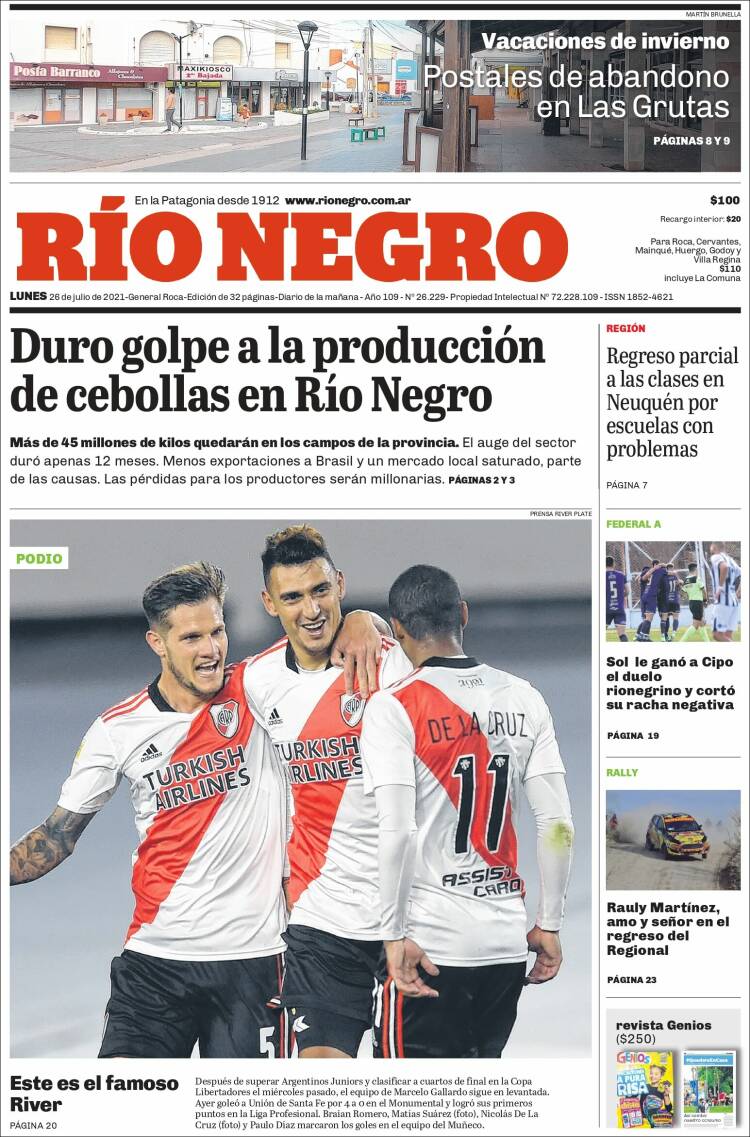 Portada de Rio Negro (Argentina)