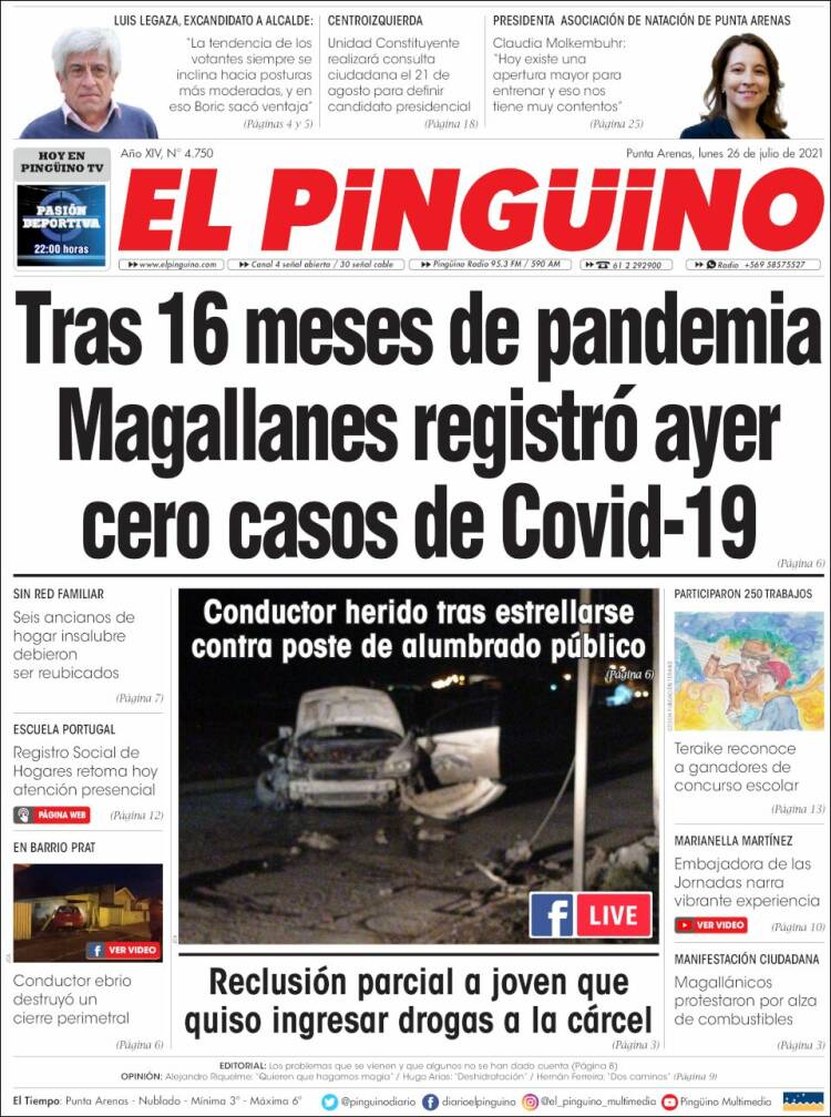 Portada de El Pingüino (Chile)