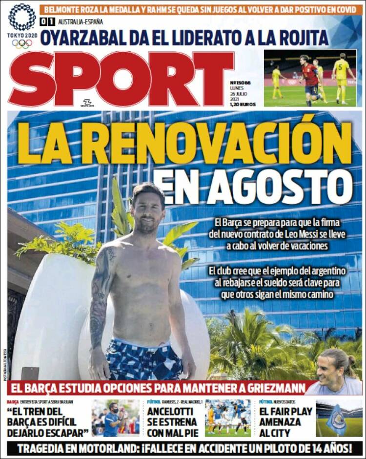 Portada de Sport (España)