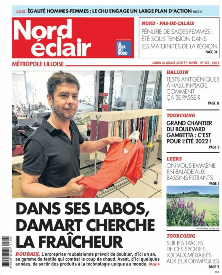 Portada de Nord Éclair (Francia)