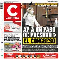 Portada de Diario Correo (Perú)