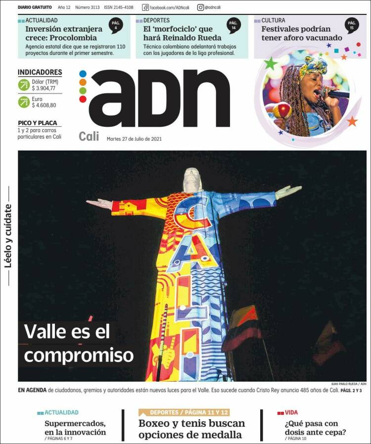 Portada de ADN - Cali (Colombia)