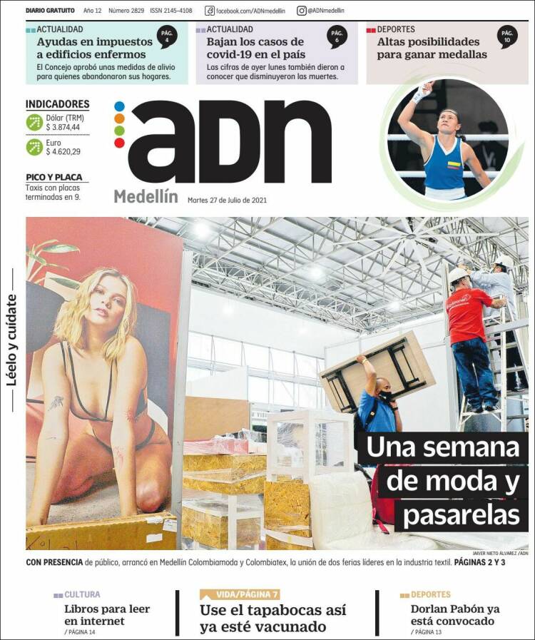Portada de ADN - Medellín (Colombia)