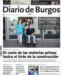 Portada de Diario de Burgos (España)