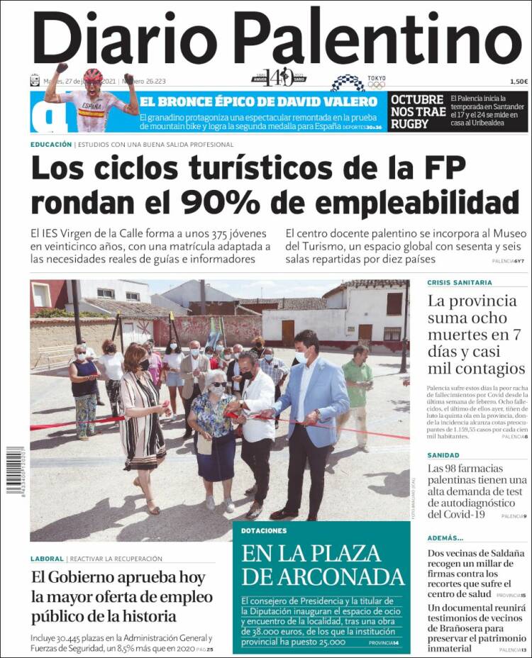 Portada de Diario Palentino (España)