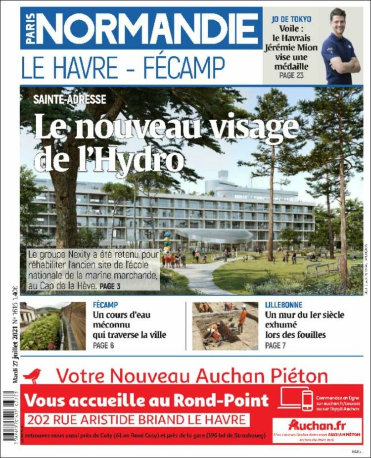 Portada de Le Havre Libre (Francia)