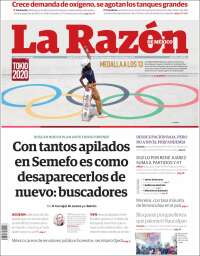 Portada de La Razón (México)