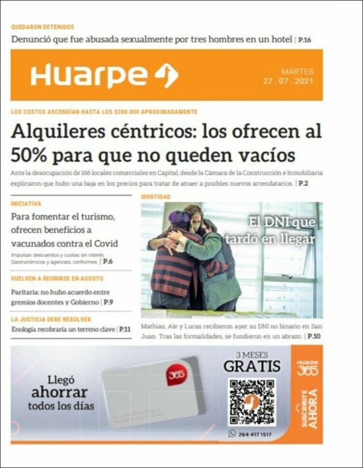 Portada de Huarpe (Argentina)